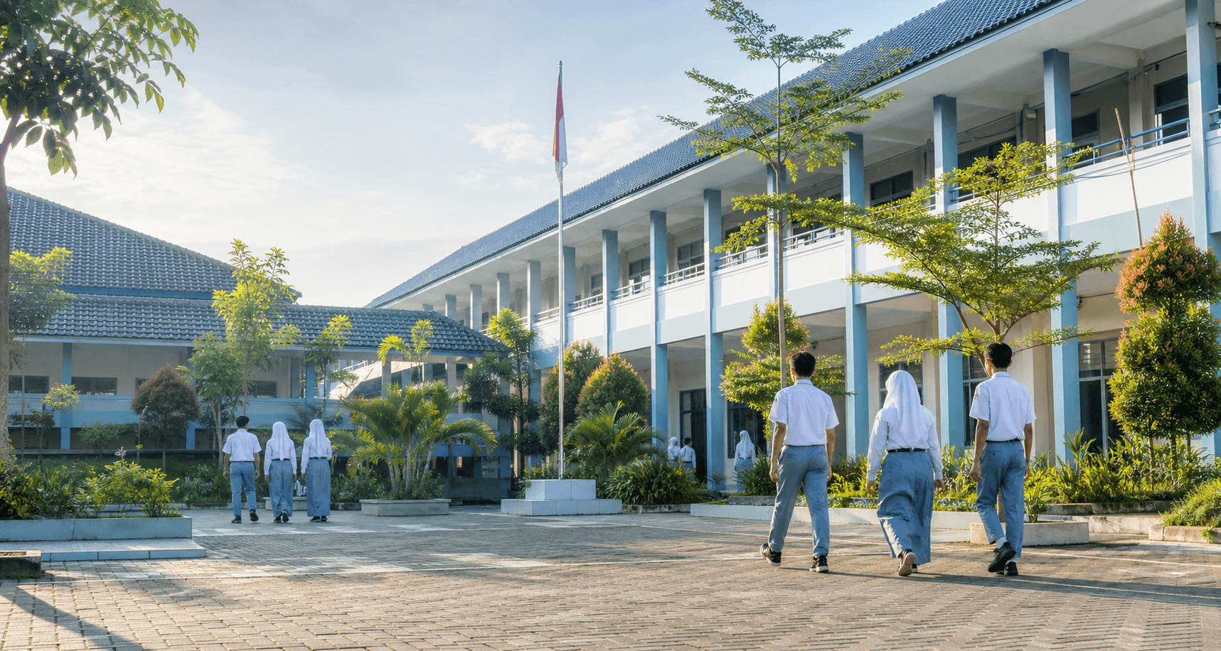 Suasana lingkungan SMAN 7 Tasikmalaya